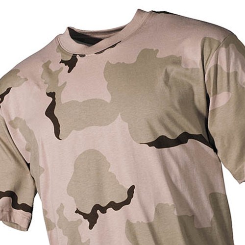 Preview: US T-shirt, half sleeves, reinforced round neck